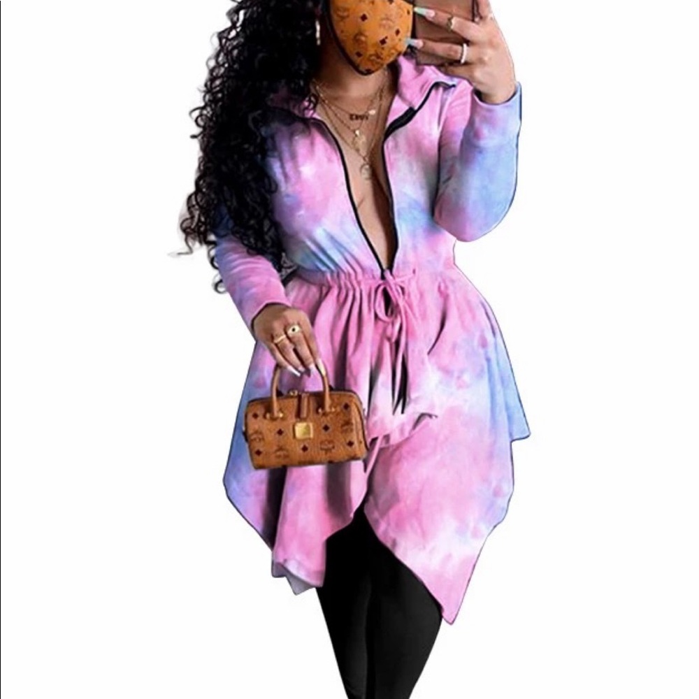 Tie Dye Mini Dress